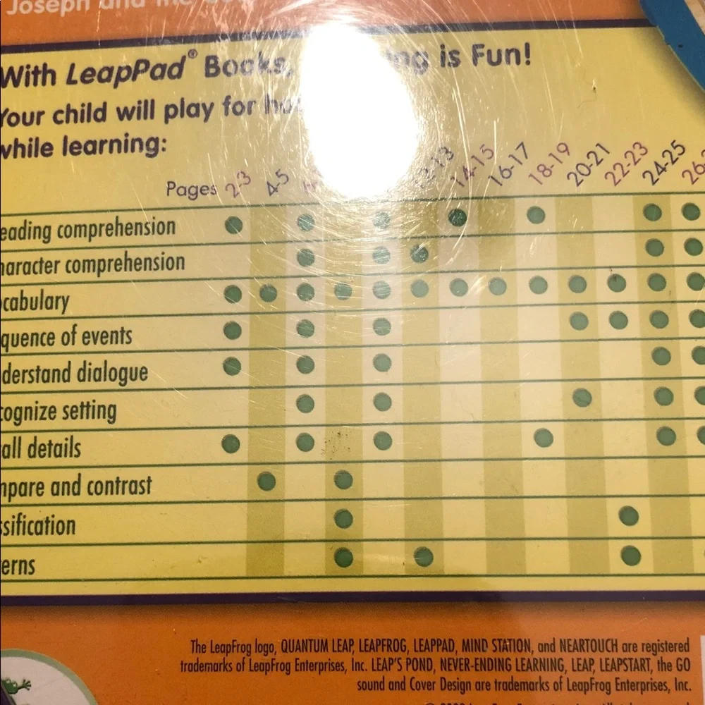 LeapFrog LeapPad Reading Cartridge & Activity Book - Orange
